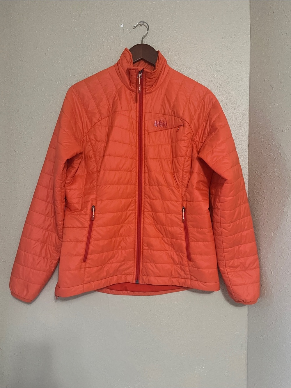 REI CO-OP Women’s Revelcloud ll Lightweight Puffer Jacket Orange S19 Size Medium